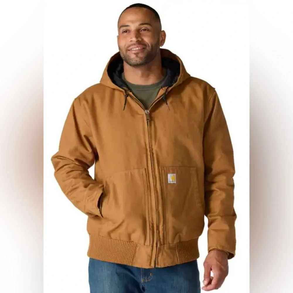 CARHARTT Washed Duck Insulated Active Jacket Loose Fit - Picture 1 of 3